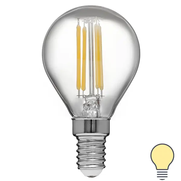 Лампа светодиодная Volpe LEDF E14 220-240 В 7 Вт шар малый прозрачная 750 лм теплый белый свет дифференциальная диагностика средствами визуализации живот и малый таз федерли м п