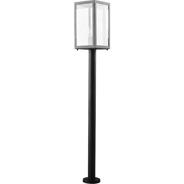 Уличный светильник напольный Uniel T82А 60ВТ E27 IP65 100 см цвет черный напольный светильник торшер flow 3000 6000к 25вт mod147fl l20bsk1