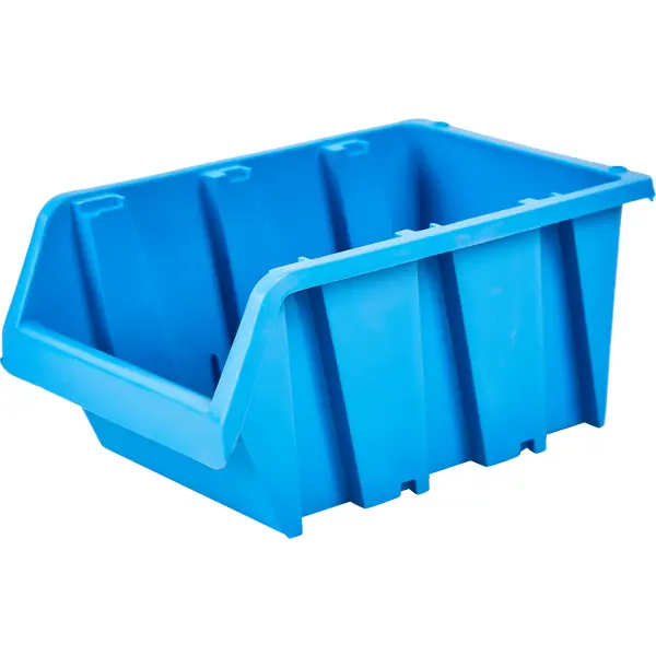Лоток для метизов пластик 150x95x70 мм синий пластиковый лоток для крепежа курс