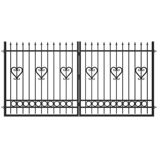 Купить распашные ворота в Москве | Установка распашных ворот с калиткой - цена