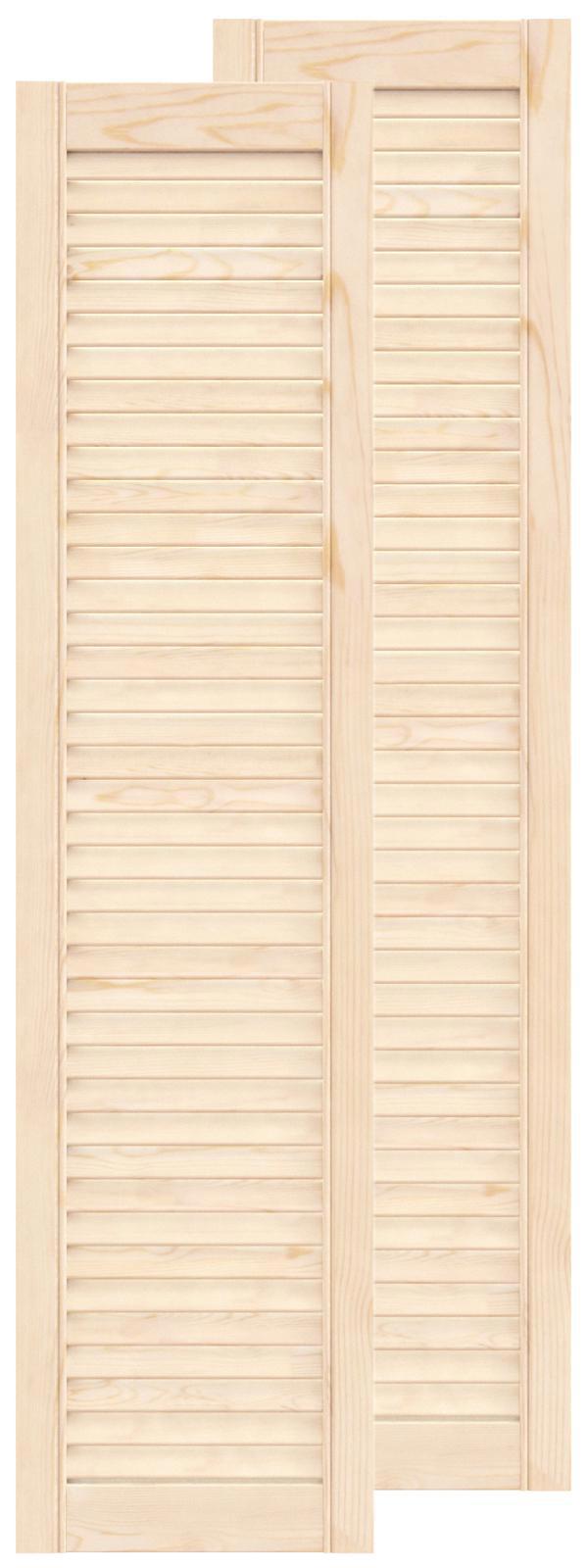 Двери жалюзийные деревянные Timber&Style 1205х294х20мм сосна Экстра .