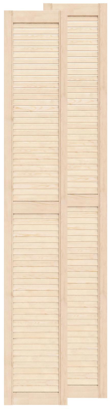 Двери жалюзийные деревянные Timber&Style 1805х294х20мм сосна Экстра .
