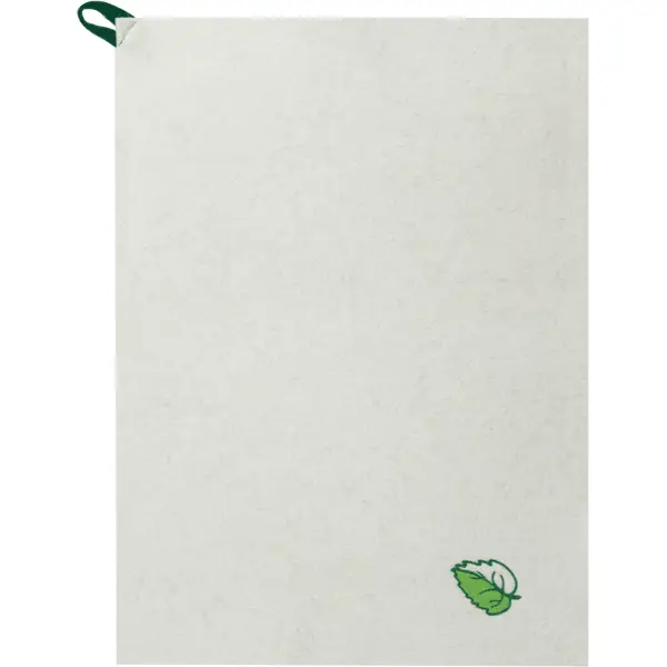 Коврик для бани Невский Банщик Лист с вышивкой фетр штекер декоративный кленовый лист полиэстер
