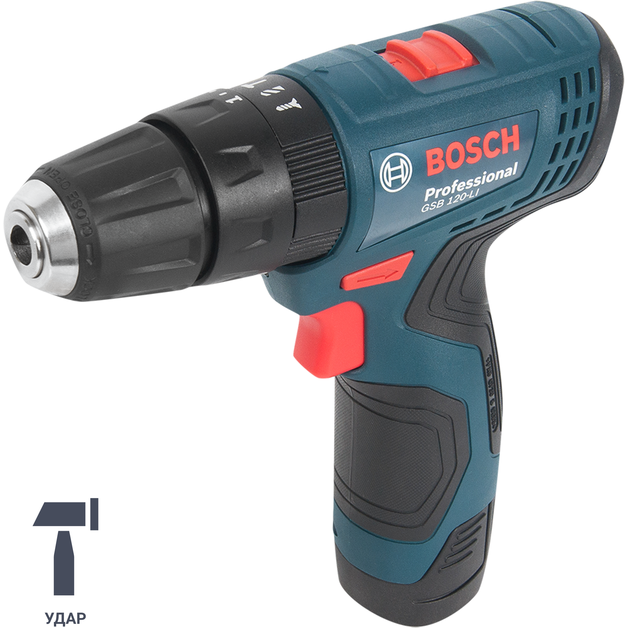 Дрель-шуруповерт аккумуляторная ударная Bosch GSB 120 06019G8100, 12 В  Li-ion 2x2 Ач ✳️ купить по цене 9690 ₽/шт. в Барнауле с доставкой в  интернет-магазине Леруа Мерлен