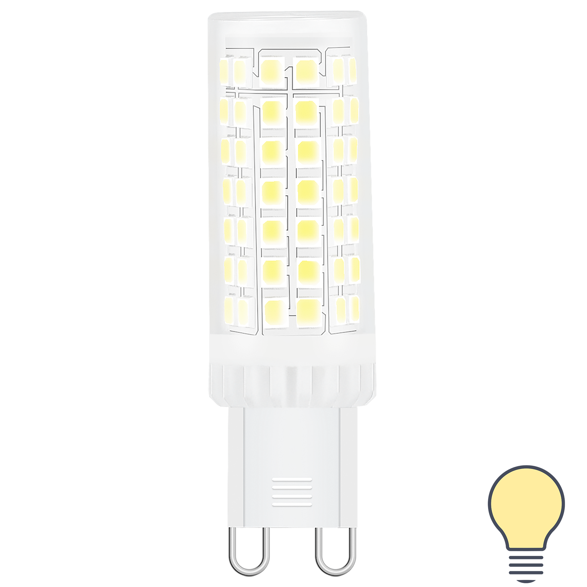 Лампа светодиодная Gauss G9 6.5W 3000K керамика AC185-265V ✳️ купить по  цене 547 ₽/шт. в Ижевске с доставкой в интернет-магазине Леруа Мерлен