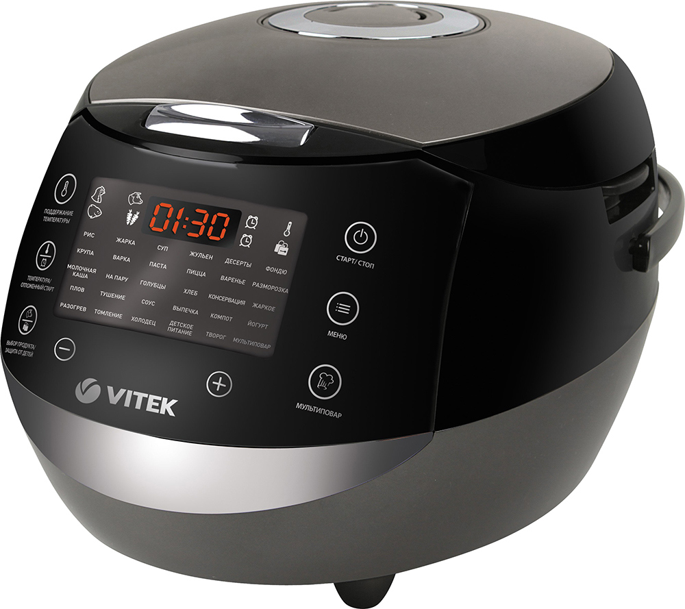 Мультиварка Vitek VT-4279 5 л 45 программ цвет серый ✳️ купить по цене 7290  ₽/шт. в Пензе с доставкой в интернет-магазине Леруа Мерлен