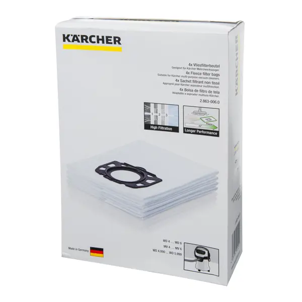 20 Sacs d'Aspirateur pour Kärcher MV6 - MV 6 Premium, 2.863-006.0