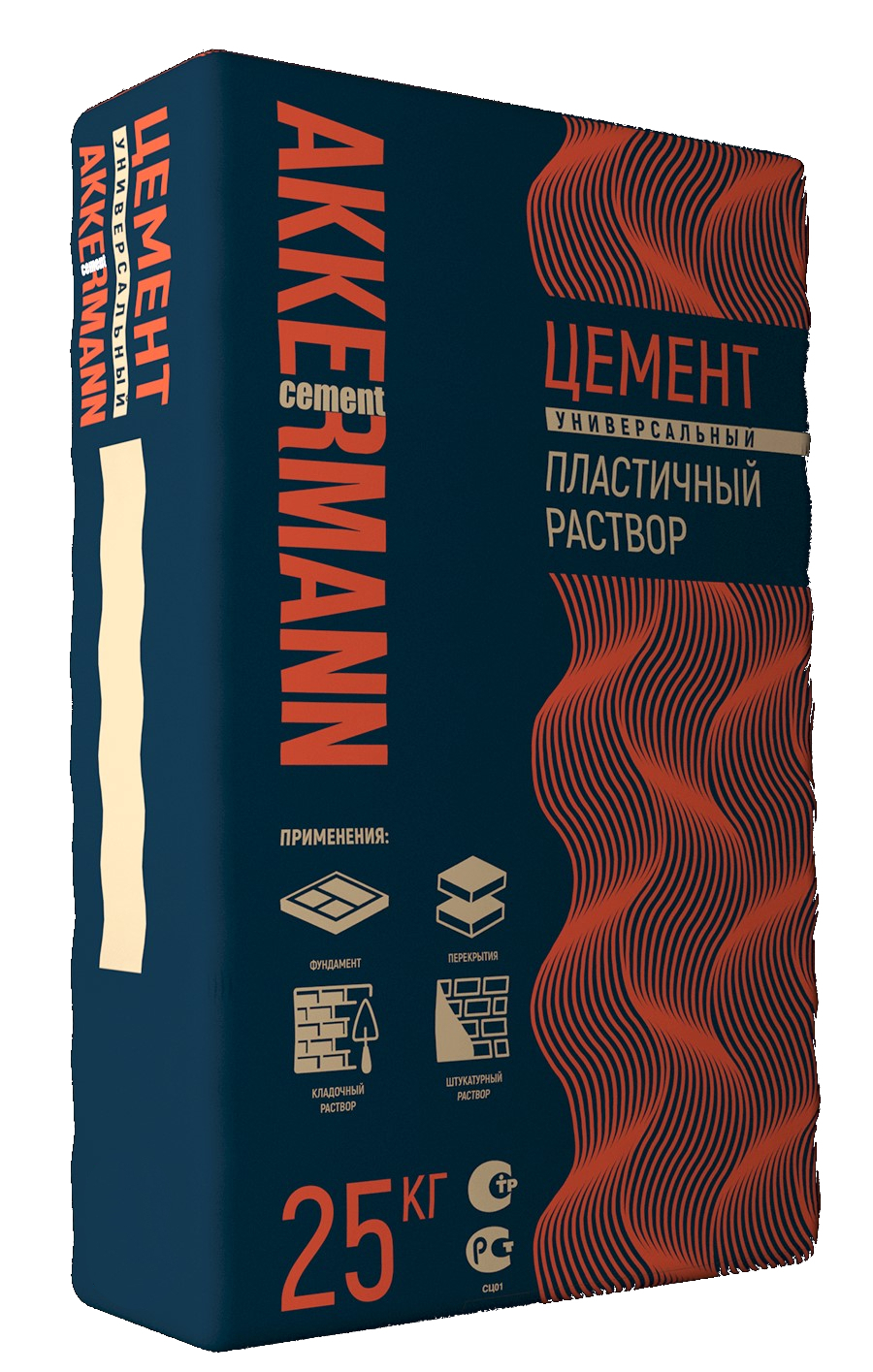 Цемент Akkermann М500 ЦЕМ II/А-И 42.5 Н 25 кг ✳️ купить по цене 307 ₽/шт. в  Ижевске с доставкой в интернет-магазине Леруа Мерлен