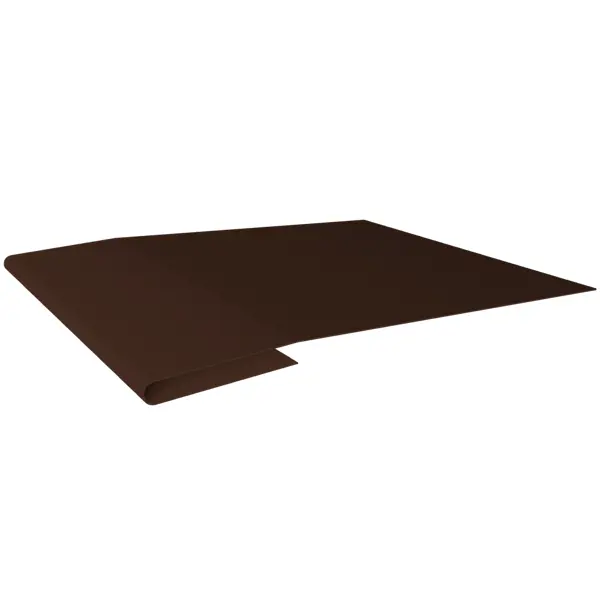 Планка начальная RAL 8017 цвет шоколад 2 м молния металлическая с двумя замками 5тт размер 85 см шоколад