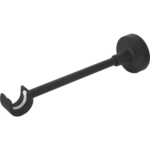 Держатель однорядный открытый Inspire металл цвет черный 2 см держатель телефона cartage гибкая штанга 50 105 мм