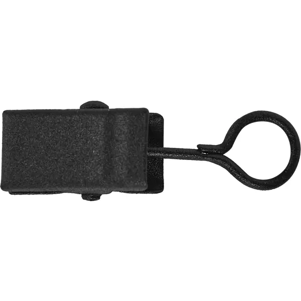 Прищепка-держатель для штор Inspire 2 см цвет черный автомобильный держатель прищепка на козырек приборной панели akai