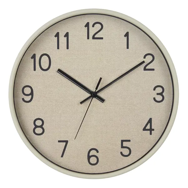 Часы настенные Troykatime Дизайнерские круглые пластик цвет бежевый бесшумные ø30 см часы дизайнерские настенные kleber сlock