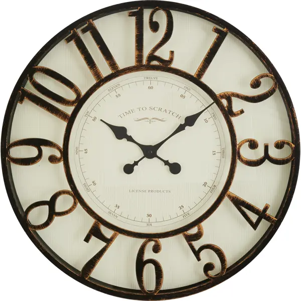 Часы настенные Dream River DMR круглые ø51.2 см цвет коричневый
