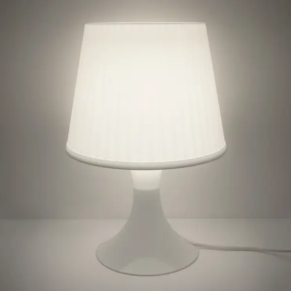 фото Настольная лампа 21 век-свет 220-240в цвет белый