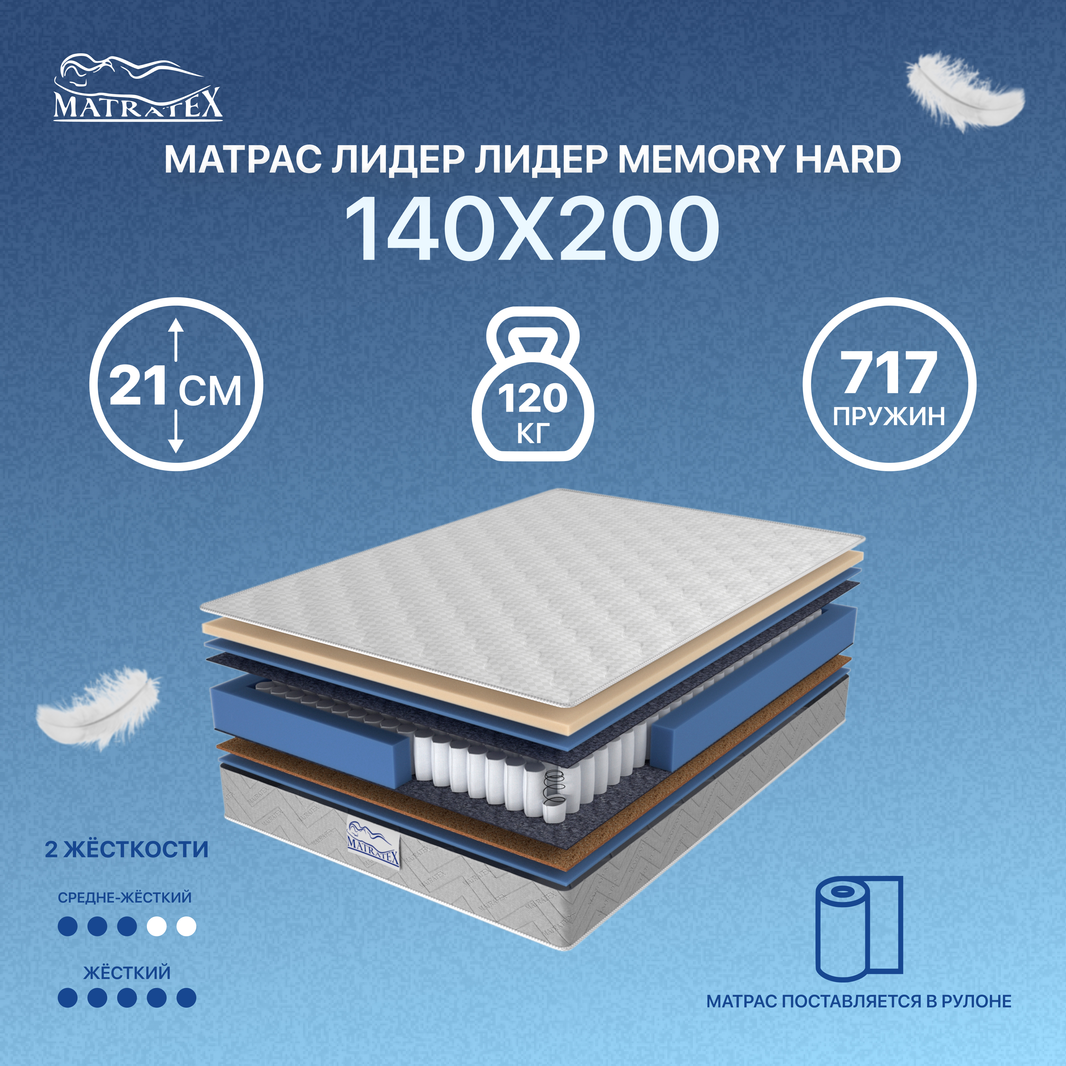 матрас matratex roll prime