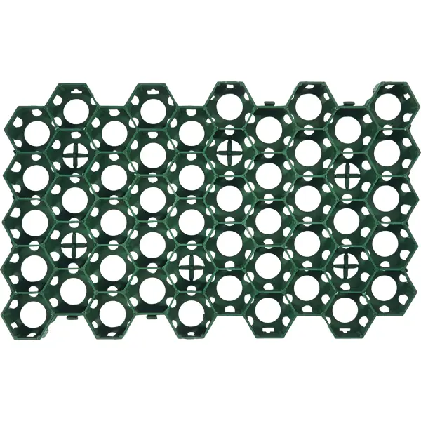 Решётка газонная Vortex 55x34x3.2cм форма для отливки садовых дорожек vortex мозаика 40x40x4 см
