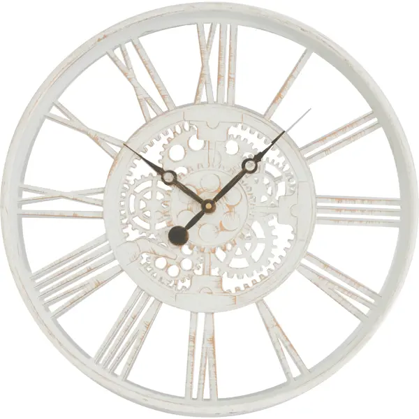 Часы настенные Dream River DMR круглые пластик цвет белый ø51.2 см светодиодная фигура снеговик 7 5 × 13 × 4 3 см пластик батарейки ааах2 не в комплекте свечение тёплое белое