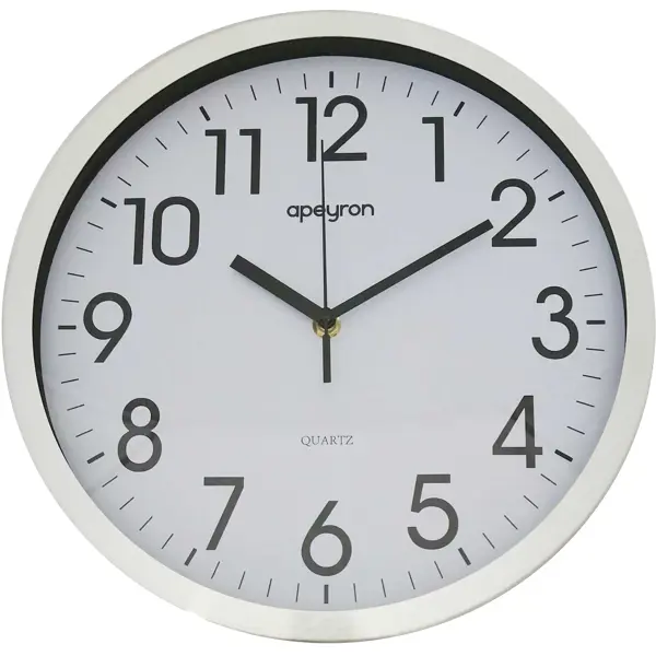фото Часы настенные apeyron ml7120 ø30 см металл без бренда
