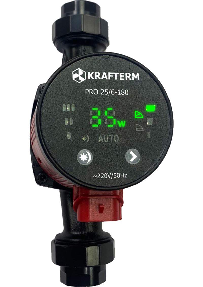 Насос циркуляционный Krafterm Pro 25/6-180 с частотным регулированием .