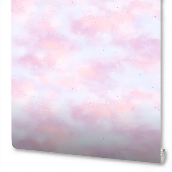 Обои флизелиновые Wallsecret Milky Way розовые 1.06 м 8718-14 трикотаж плательный пенье ширина 100 см розово персиковый