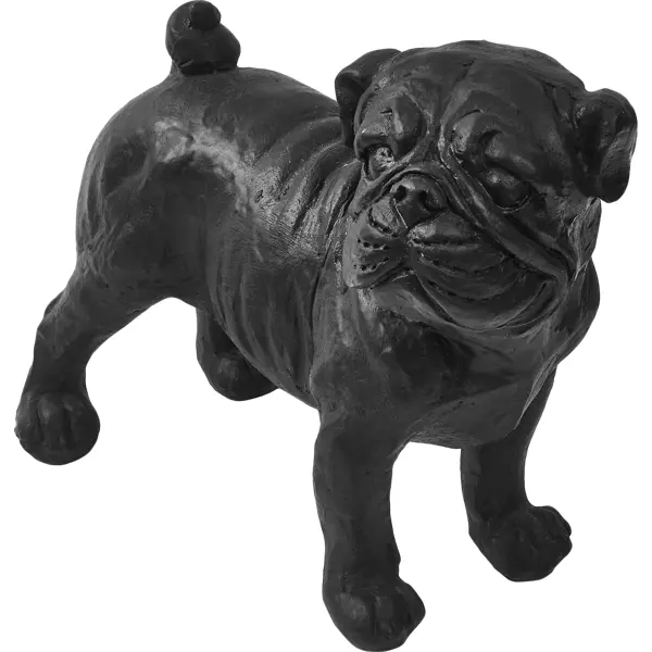 фото Декоративная статуэтка собака черная 19 см atmosphera