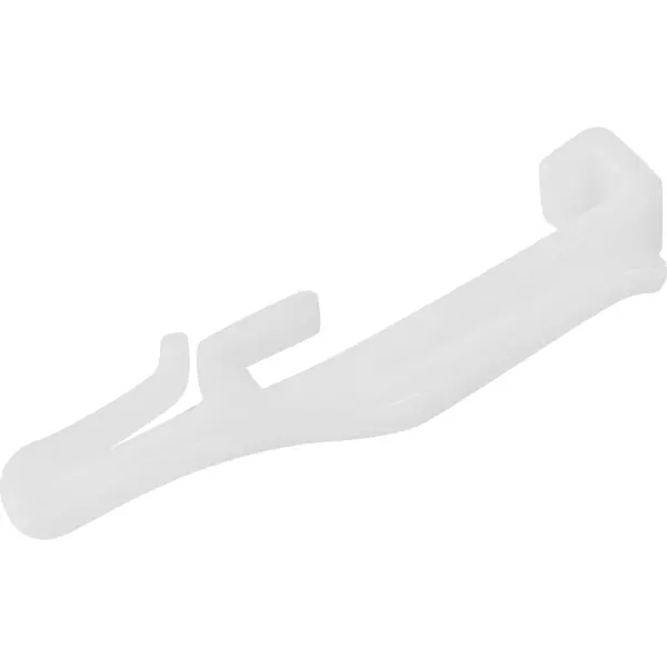 Крючок для карниза Kauffort Мини 5 см цвет белый, 20 шт. складная складная пряжка для ремня альтернативный многофункциональный зажим для ремня мини портативный