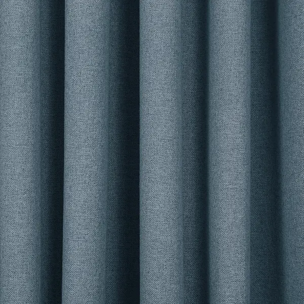 фото Штора на ленте cashmere 200x300 см цвет синий столица текстиля