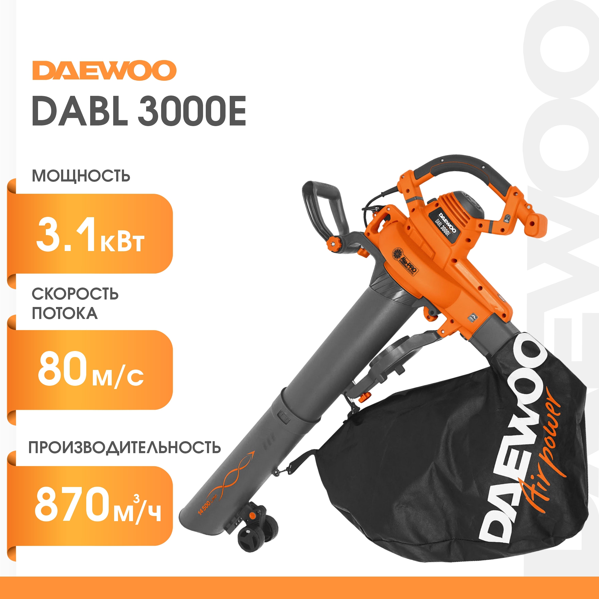 -пылесос электрическая Daewoo DABL 3000E и защитные .