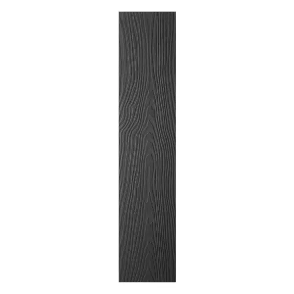 фото Террасная доска дпк t-decks цвет графит 150x25x3000 мм двусторонняя вельвет/структура древесины 0.45 м²