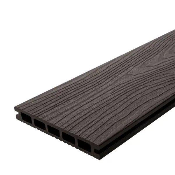 Террасная доска ДПК T-Decks цвет Венге 150x20x3000 мм двусторонняя вельвет/структура древесины 0.45 м² террасная доска дпк венге 3000x140x20 мм двусторонняя вельвет структура дерева 0 42 м²