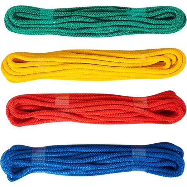 Веревка эластичная 8 мм цвет мультиколор, 10 м/уп. эластичная резинки dollex