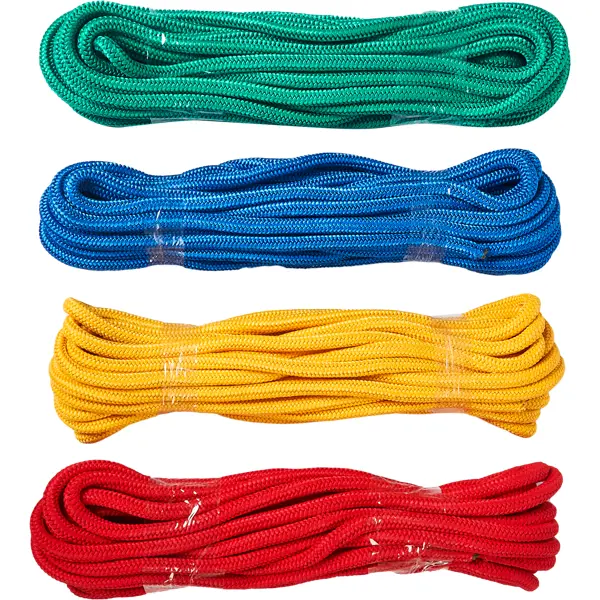 Веревка эластичная 10 мм цвет мультиколор, 10 м/уп. шпатлёвка эластичная jobi 1 5 кг