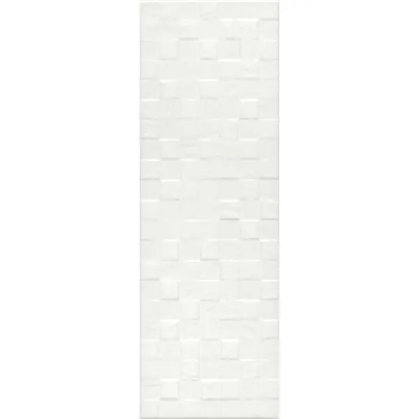 фото Плитка настенная kerama marazzi сигма 20x60 см 1.2 м² матовая цвет белый мозаика