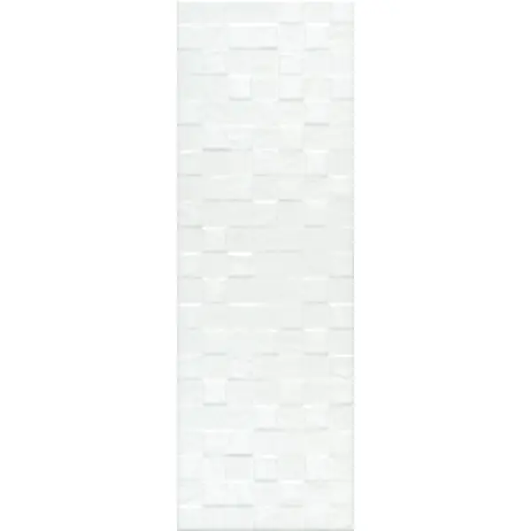 фото Плитка настенная kerama marazzi сигма 20x60 см 1.2 м² глянцевая цвет белый мозаика