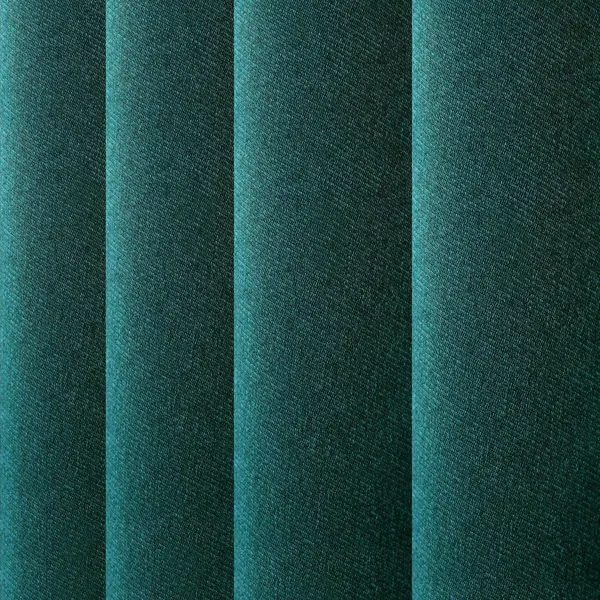 фото Штора на ленте паола 200x280 см цвет темно-зеленый miamoza