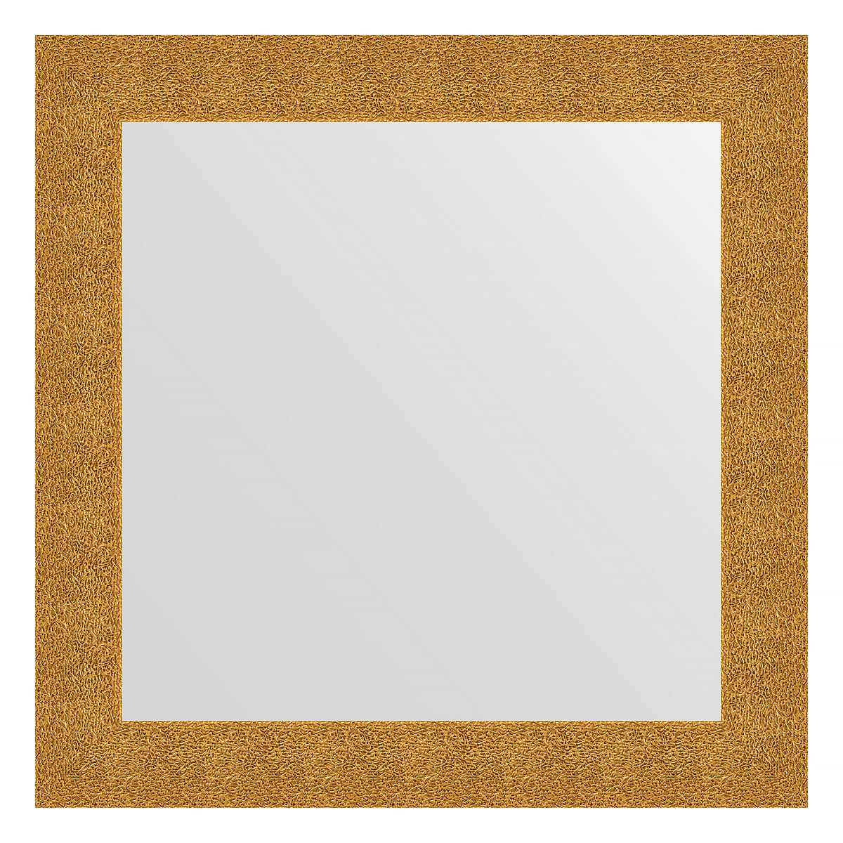 Зеркало в багетной раме Evoform чеканка золотая 90 мм 80х80 см BY 3246 .
