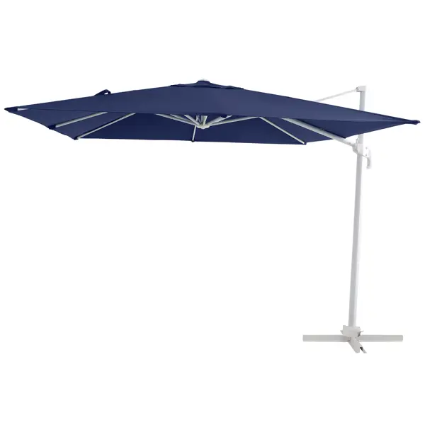 Зонт с боковой опорой Naterial 281x386,5 h275 см прямоугольный синий