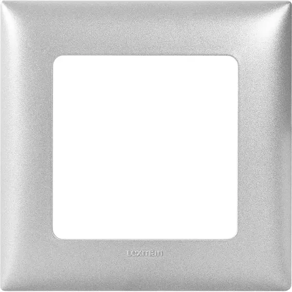 Рамка для розеток и выключателей Lexman Lilian Classic 1 пост цвет алюминий рамка вкладыш формы
