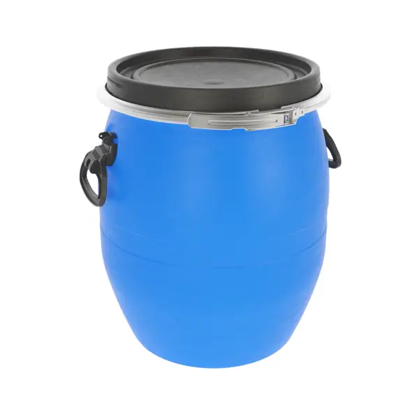 Бочка для воды 48 л полиэтилен цвет синий ёмкость 4 л для хранения чеснока