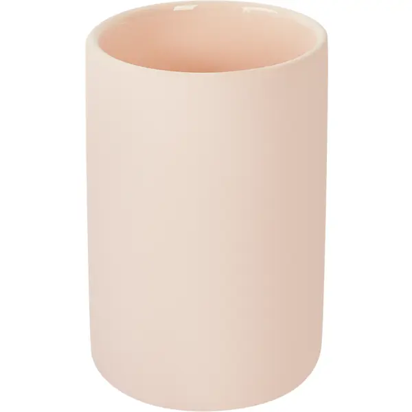 Стакан для зубных щеток Vidage Pudra керамика цвет розовый стакан для зубных щеток 9 8х8 см керамика розовый ce2460ea tb