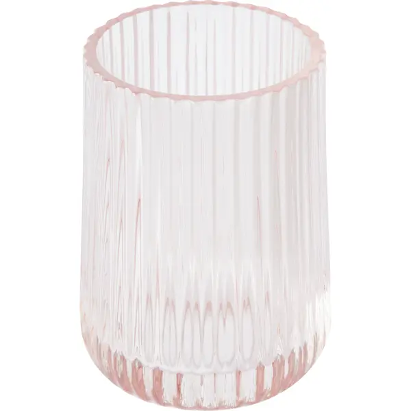 Стакан для зубных щеток Vidage Тимьян стекло цвет розовый стакан для зубных щеток стекло рмс a6021