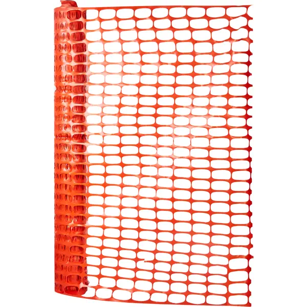 Сетка аварийная красная А100 10 м пластиковая сетка для ограждения samgrupp