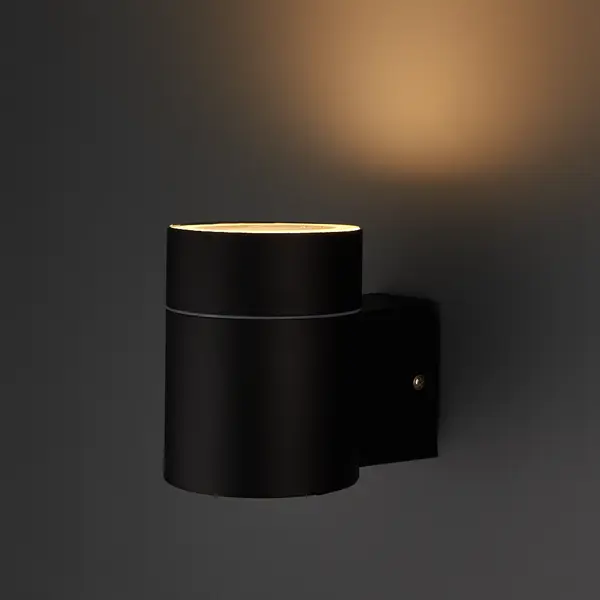 фото Уличный светильник накладной uniel s91а 50 вт gx53 ip65, цвет черный