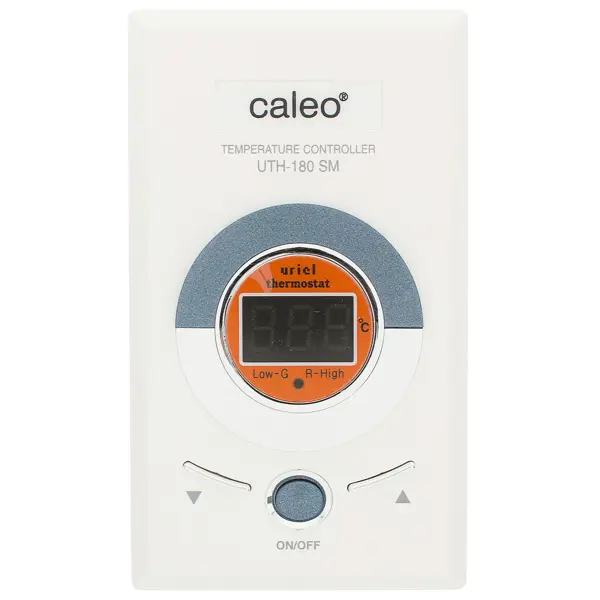 Терморегулятор для теплого пола Сaleo UTH-180 SM электронный цвет белый терморегулятор для теплого пола caleo c732 цифровой