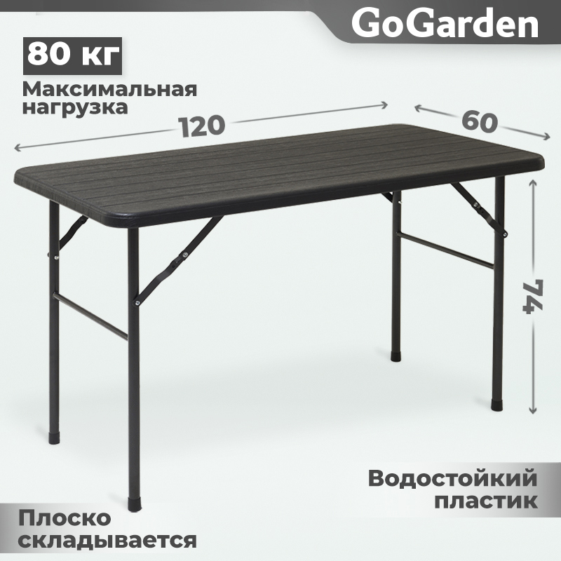 Стол складной go garden