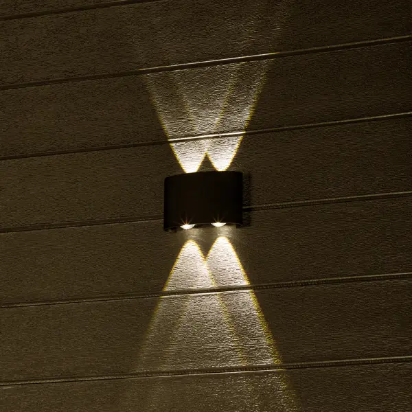 Светильник настенный светодиодный уличный Duwi «Nuovo» 24770 2 IP54 цвет черный светильник настенный светодиодный уличный duwi nuovo 24770 2 ip54