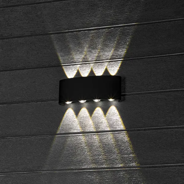 Светильник настенный светодиодный уличный Duwi «Nuovo» 24775 7 IP54 цвет черный светильник настенный светодиодный уличный duwi nuovo 24770 2 ip54