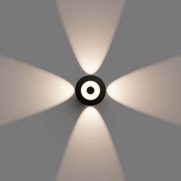 фото Светильник настенный светодиодный уличный apeyron 31-07 ip54 цвет черный