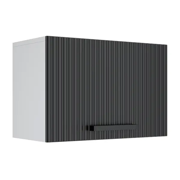 Кухонный шкаф навесной Виль 60x33.8x28.6 см ЛДСП цвет графит шкаф для стиральной машины cube 200x64 см графит матовый дуб вотан