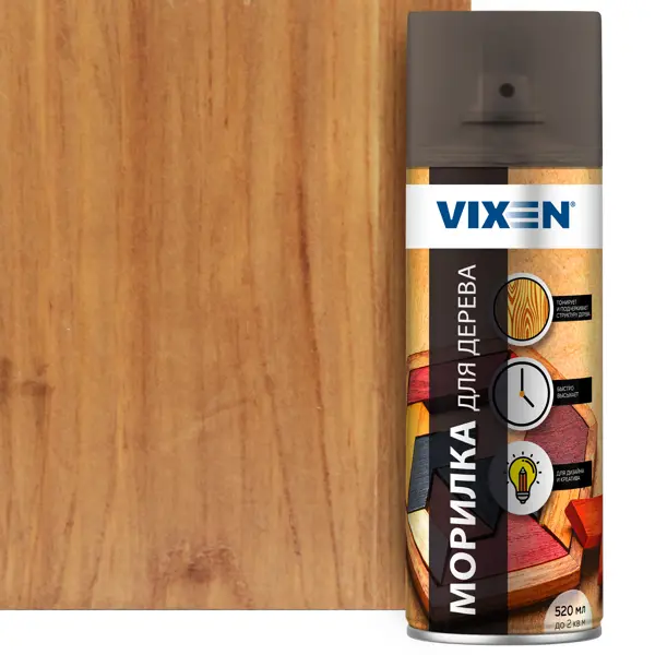 Морилка для дерева Vixen 520 мл цвет тёмный дуб масло для дерева vixen